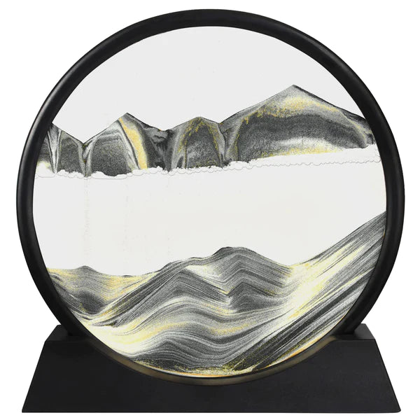 3d Moving Sandscapes Frame  7 Inch Sand Lamp ( Random Color )