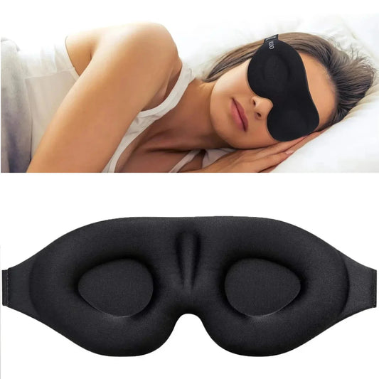 Blindfold Sleeping Eye Mask 3D Contoured Cup Blindfold Concave Molded Night Sleep
