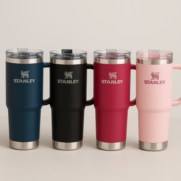 Stanley 40 Oz (1200ml) Stainless Steel Vacuum Insulated Tumbler With Straw – Leak-proof