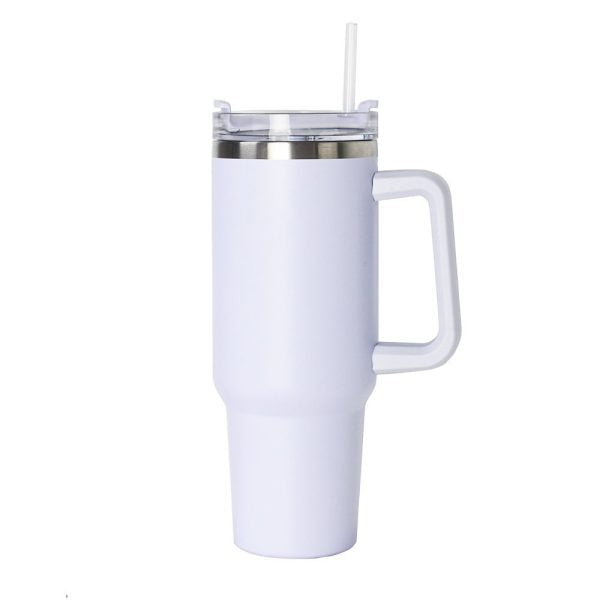 Stanley 40 Oz (1200ml) Stainless Steel Vacuum Insulated Tumbler With Straw – Leak-proof